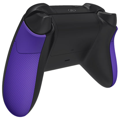 eXtremeRate Performance Non-Slip Texture Rubberized Grips Replacement Back Panels for Xbox Series X & S Controller - Rubberized Purple eXtremeRate