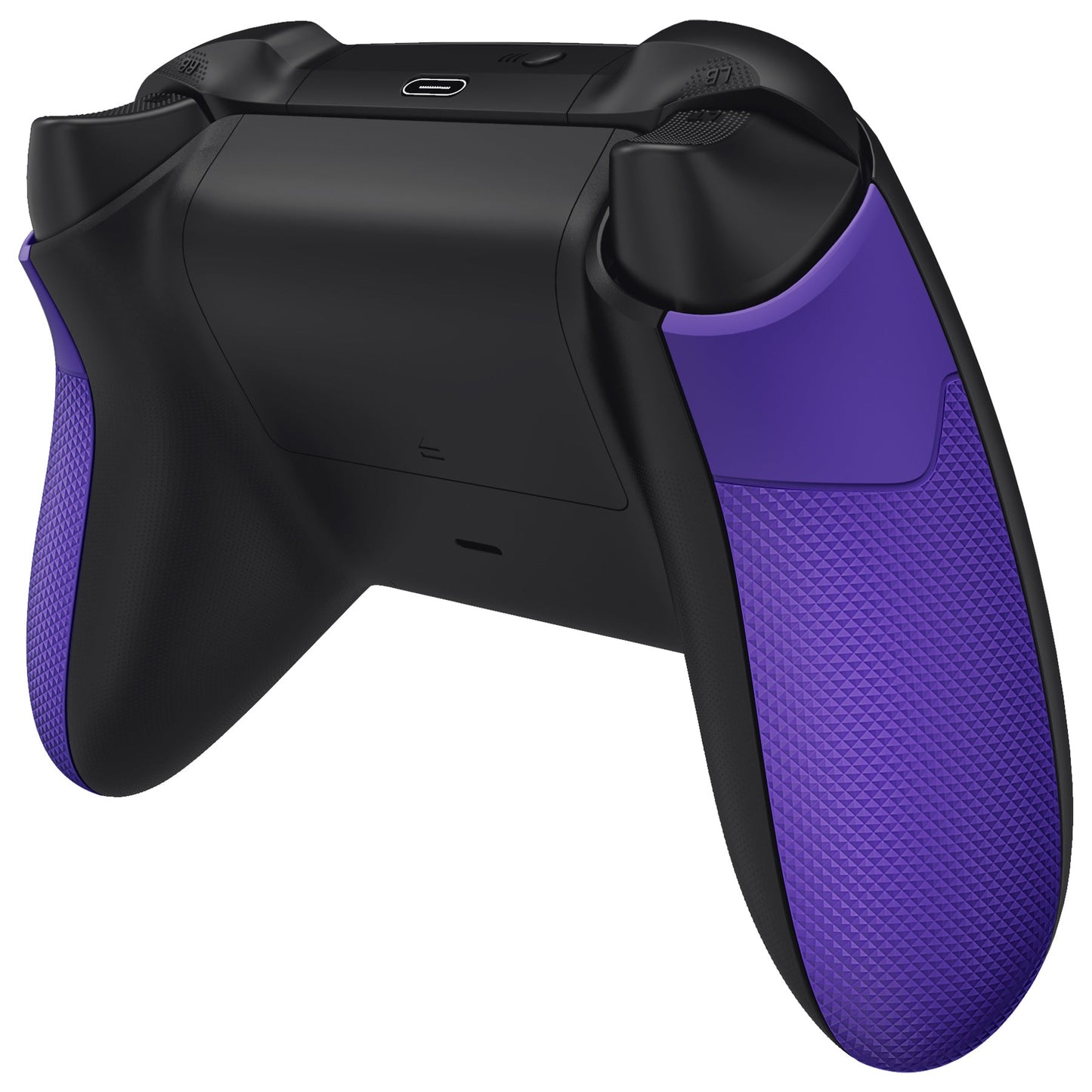 eXtremeRate Performance Non-Slip Texture Rubberized Grips Replacement Back Panels for Xbox Series X & S Controller - Rubberized Purple eXtremeRate