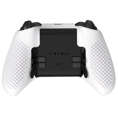 eXtremeRate Xbox One Elite Series 2&Elite 2 Coreコントローラー用滑り止め保護シリコンケース＆サムグリップキャップ【ホワイト】