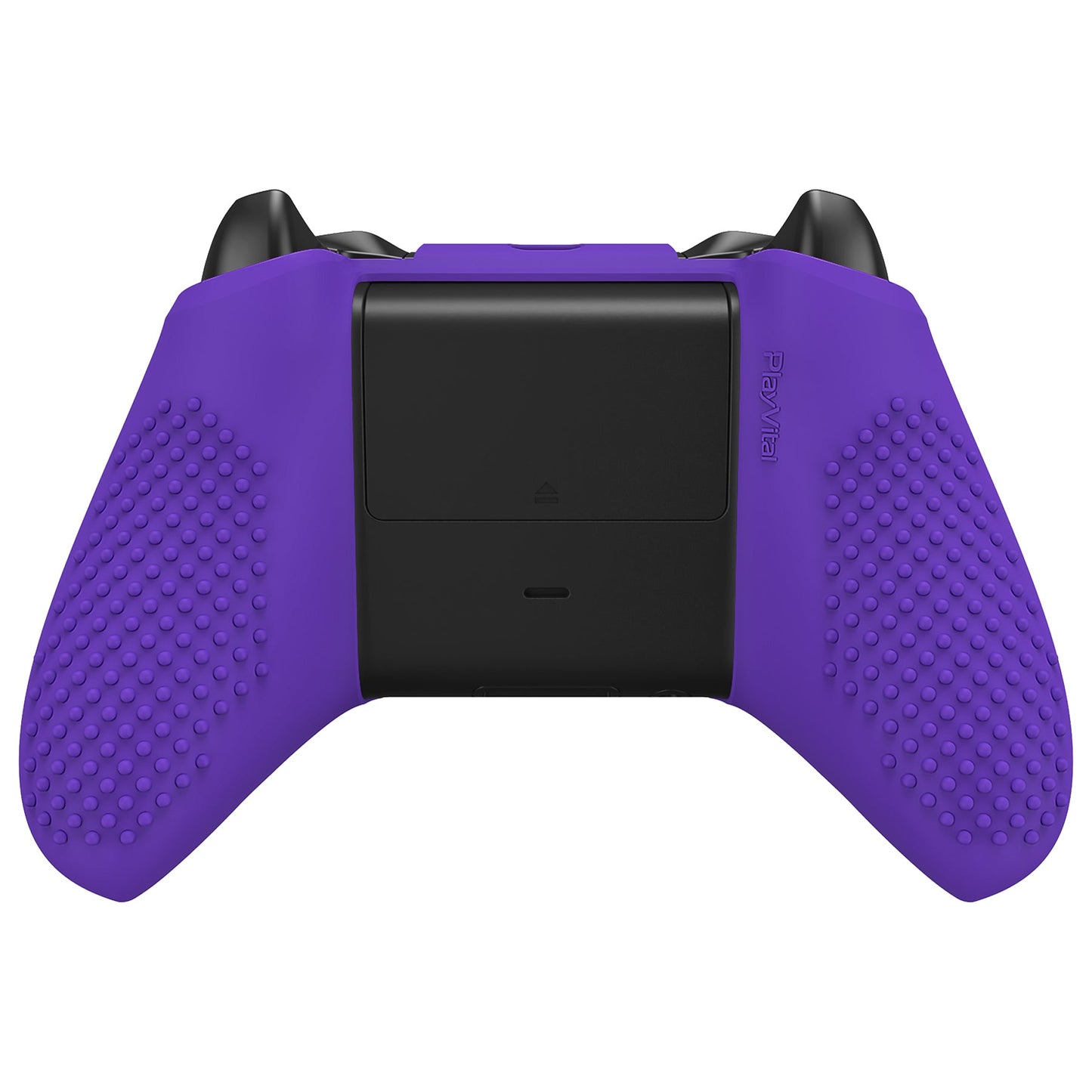 eXtremeRate PlayVital Protective Anti-Slip Silicone Case with Thumb Grips Caps for Xbox One X & S Controller - Purple eXtremeRate