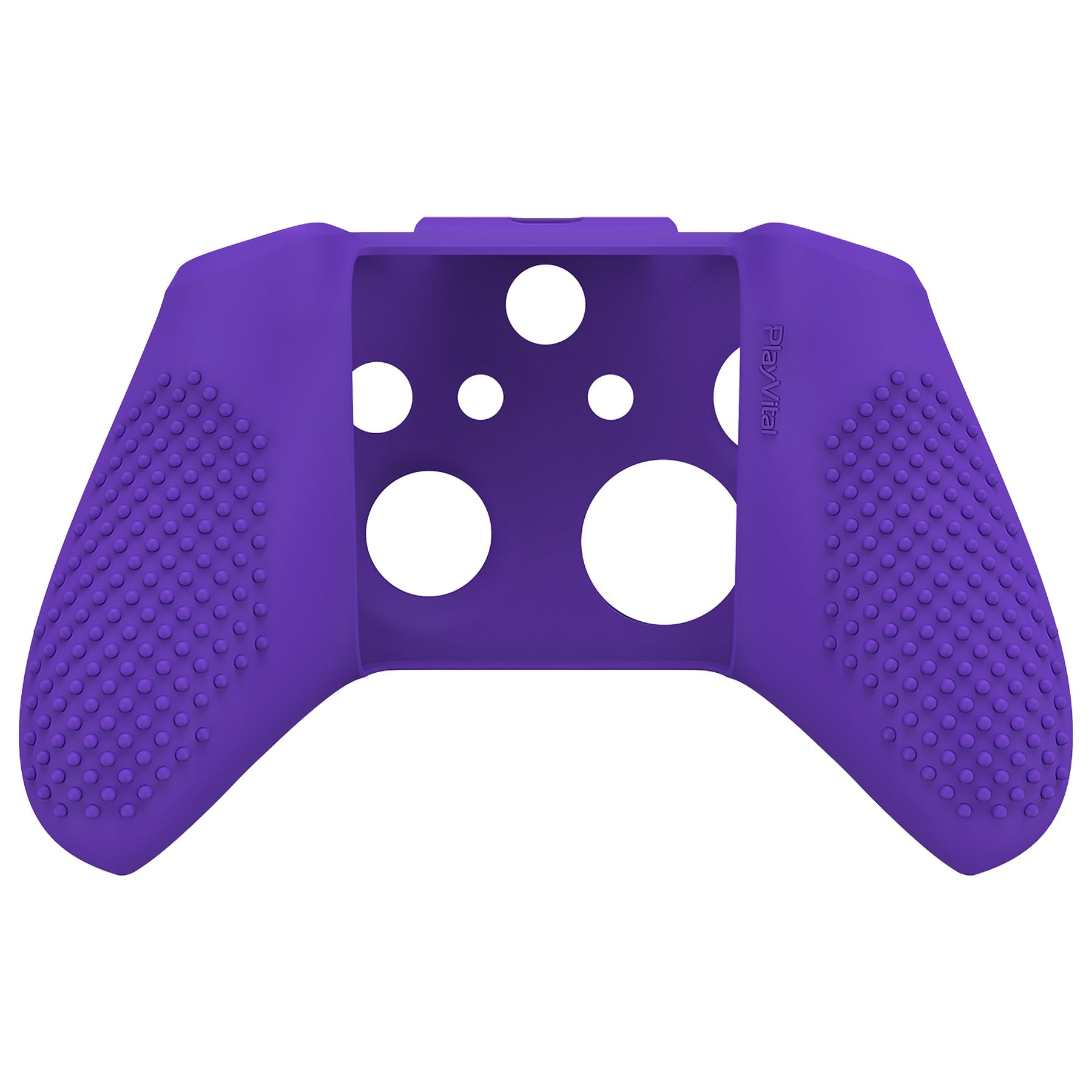 eXtremeRate PlayVital Protective Anti-Slip Silicone Case with Thumb Grips Caps for Xbox One X & S Controller - Purple eXtremeRate