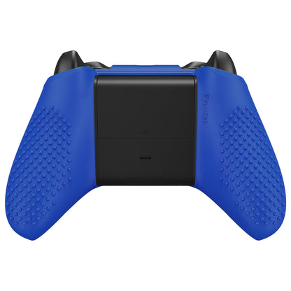 eXtremeRate Protective Anti-Slip Silicone Case with Thumb Grips Caps for Xbox One X & S Controller - Blue eXtremeRate