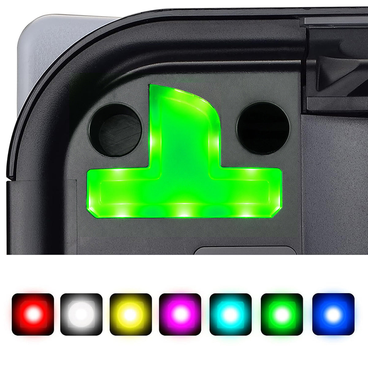 eXtremeRate RGB Logo LED for PS5 Disc & Digital Console - 7 Colors, 24 Effects