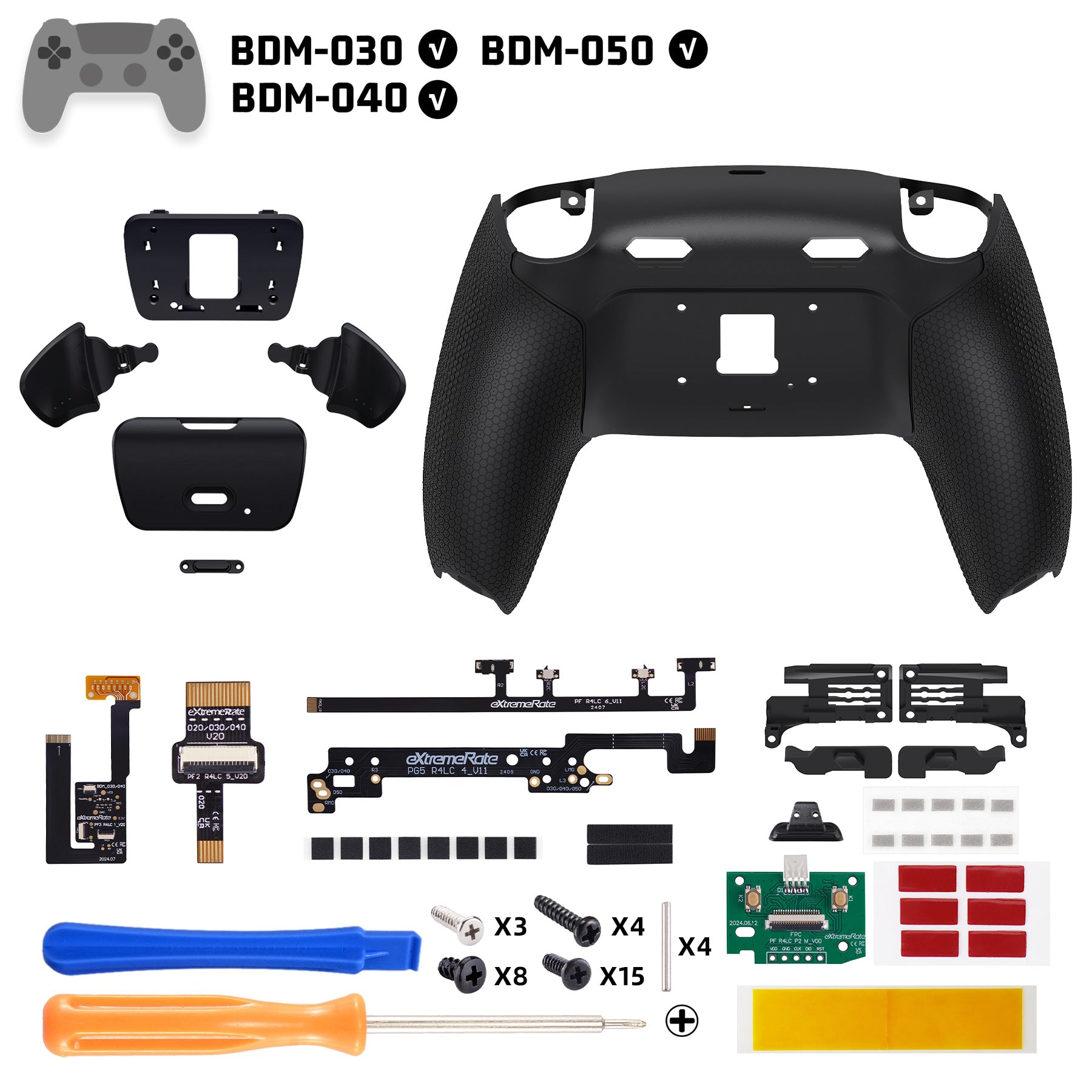 eXtremeRate PS5コントローラーBDM-030/040/050対応用RISE Plus MAXバックパドルキット、クリッキートリ –  extremerate JP