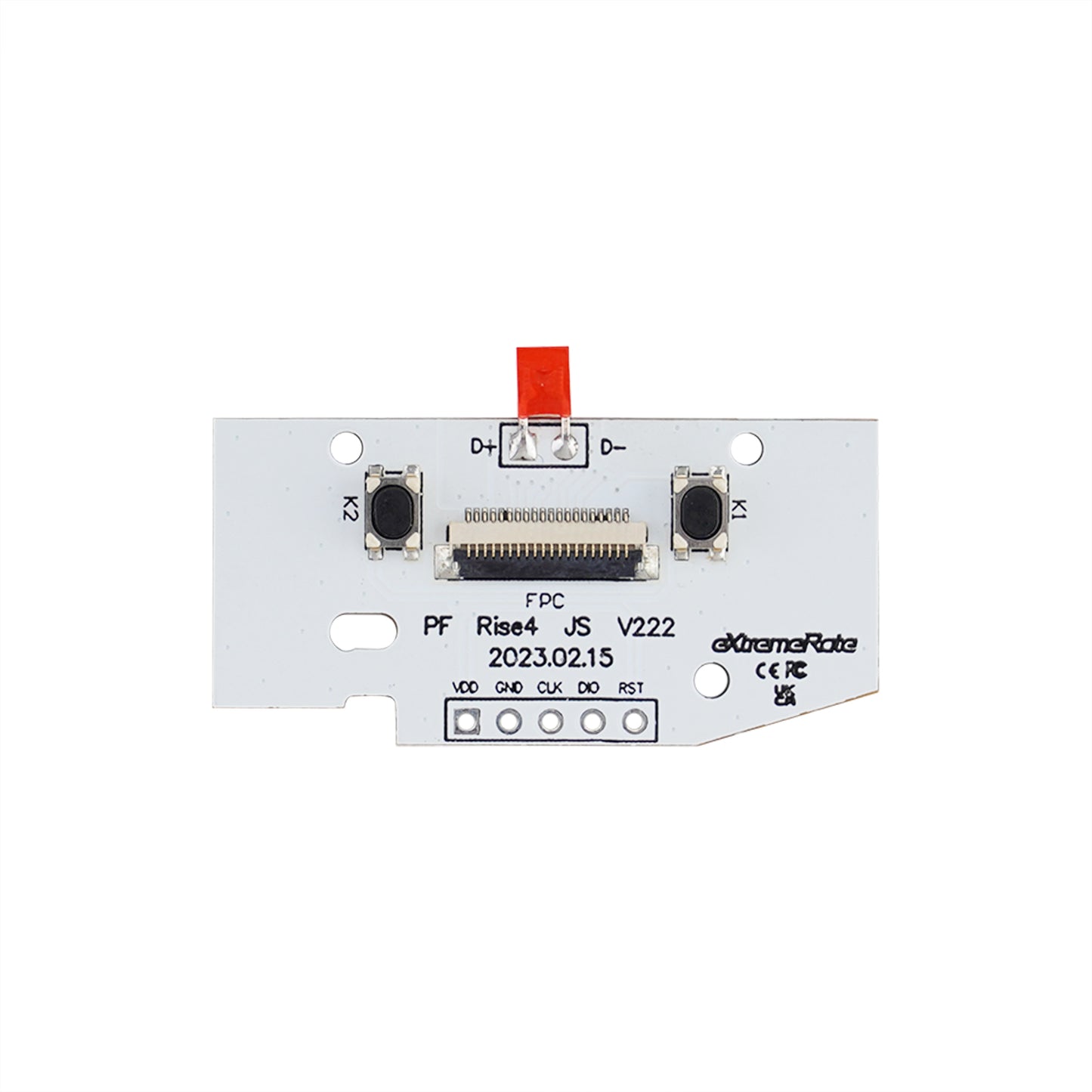 eXtremeRate リアルメタルボタン (RMB) バージョンRISE4 & RISE4 V3リマップキット用交換リマップボード（PS5コントローラー対応用）