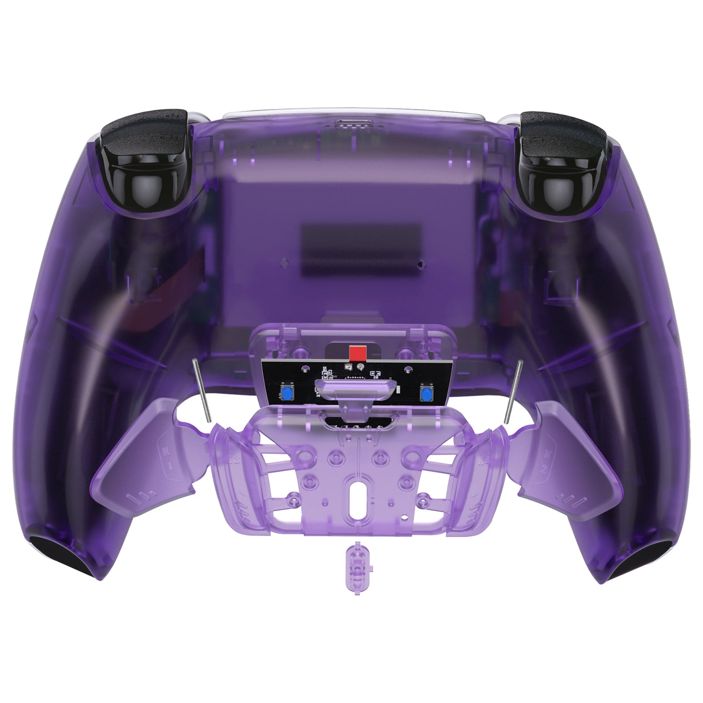 eXtremeRate PS5コントローラーBDM-030/040/050対応用再割り当て可能なRISE4 V3リマップキット【クリアパープル】