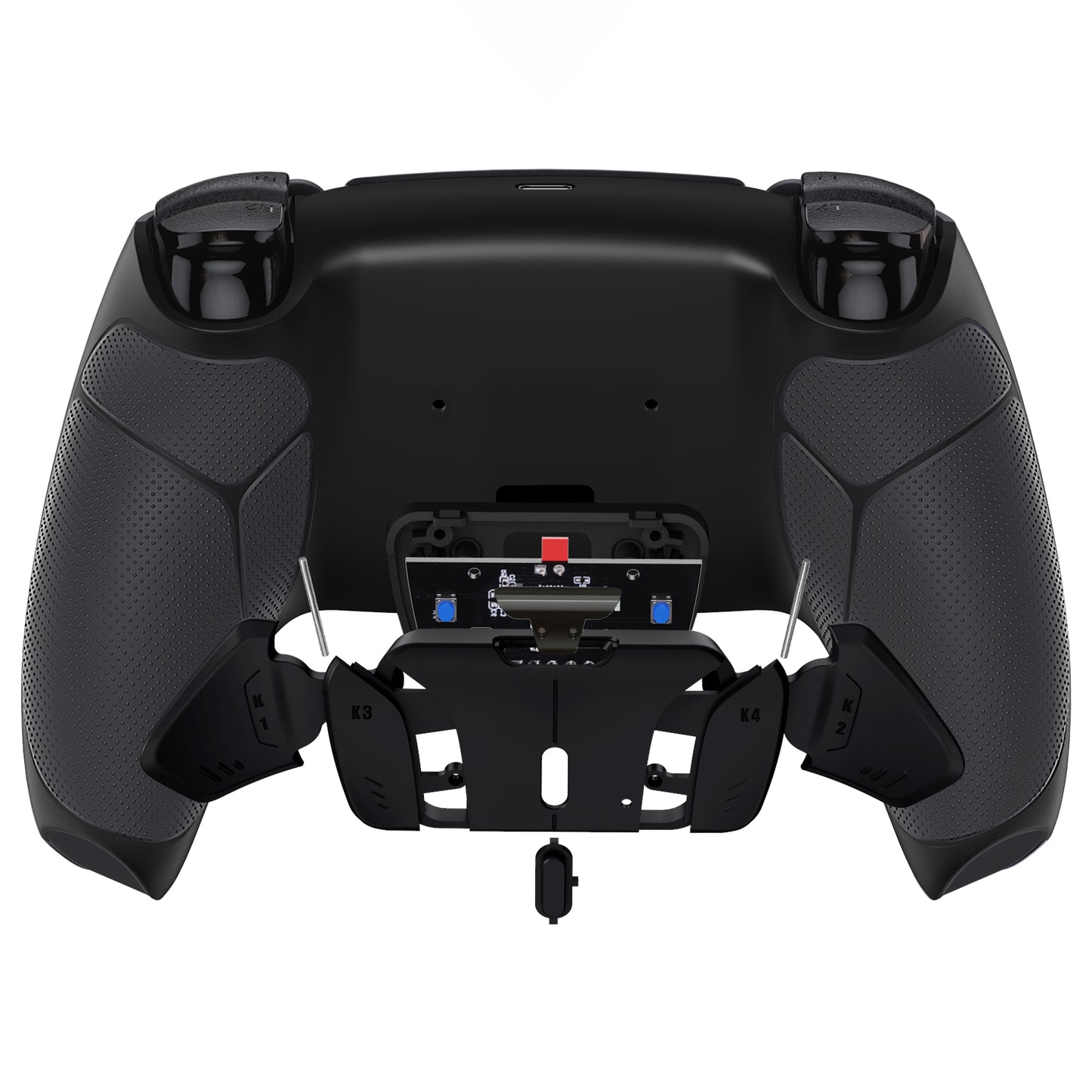 eXtremeRate PS5コントローラーBDM-030/040/050対応用再割り当て可能なRISE4 V3リマップキット【ラバー付きブラック】