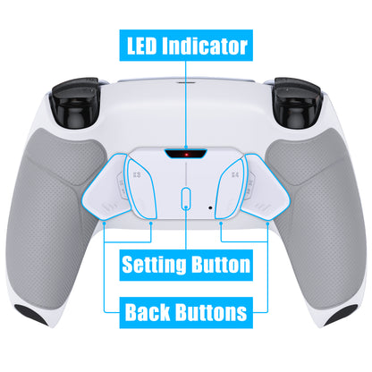 eXtremeRate PS5コントローラーBDM-030/040/050対応用再割り当て可能なRISE4 V3リマップキット【ラバー付きグレー】