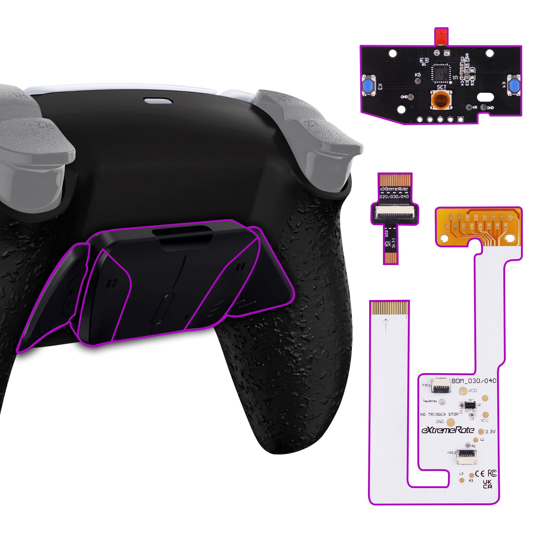 PS5コントローラーBDM-030/040/050対応用RISE4 V3リマップキット