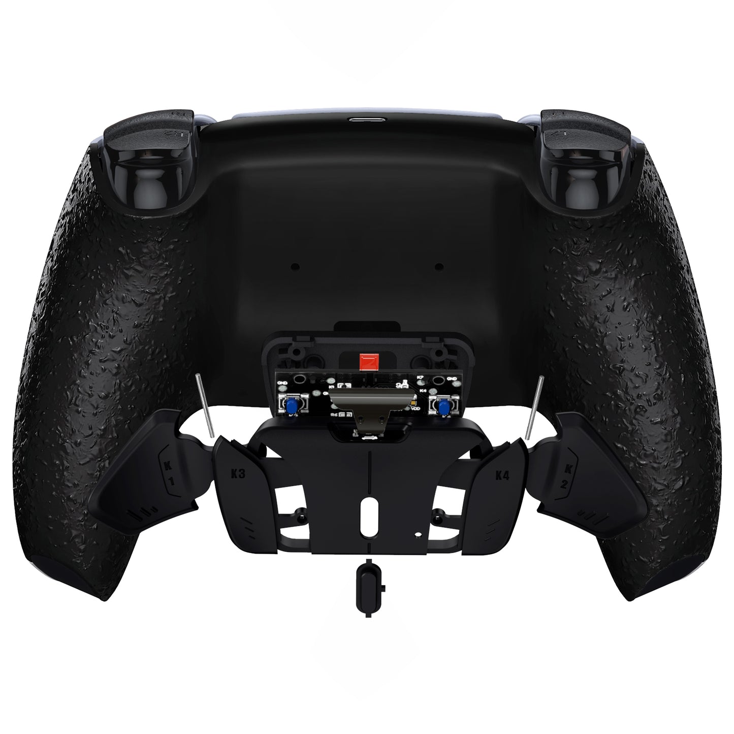 eXtremeRate PS5コントローラーBDM-030/040/050対応用再割り当て可能なRISE4 V3リマップキット【テクスチャードブラック】