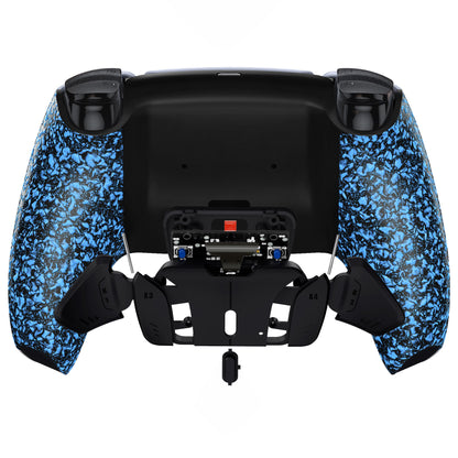 eXtremeRate PS5コントローラーBDM-030/040/050対応用再割り当て可能なRISE4 V3リマップキット【テクスチャードブルー】