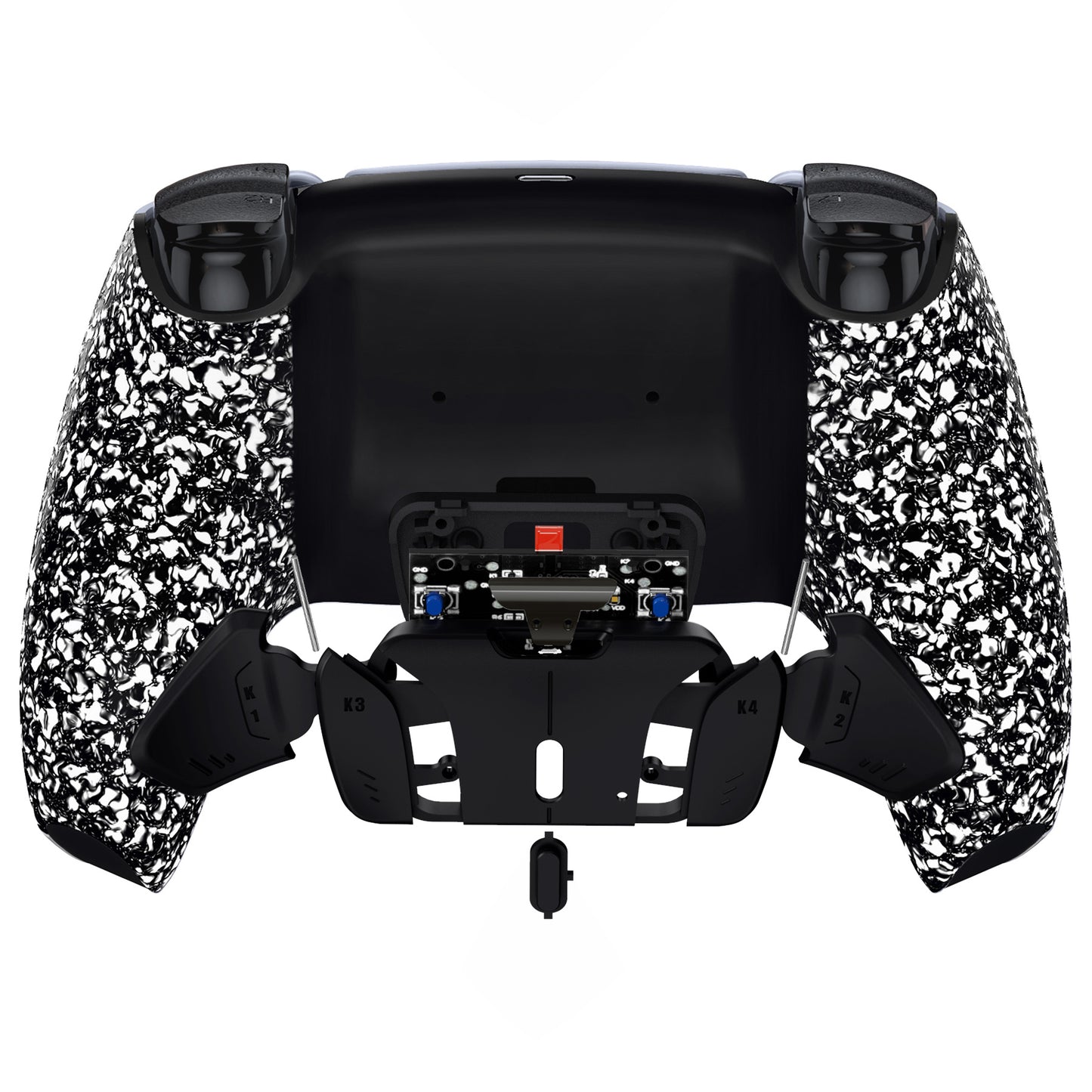 eXtremeRate PS5コントローラーBDM-030/040/050対応用再割り当て可能なRISE4 V3リマップキット【テクスチャードホワイト】