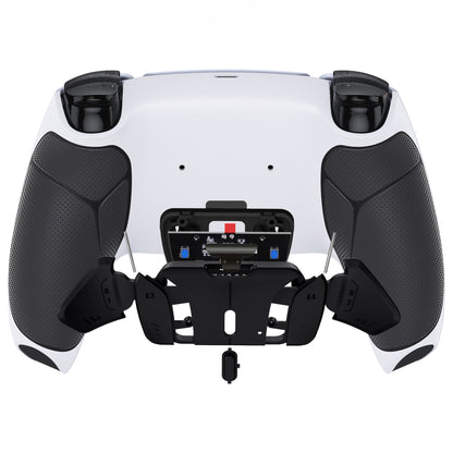 eXtremeRate PS5コントローラーBDM-030/040/050/060対応用再割り当て可能なRISE4 V4リマップキット【ホワイトブラック＆ブラック背面ボタン】