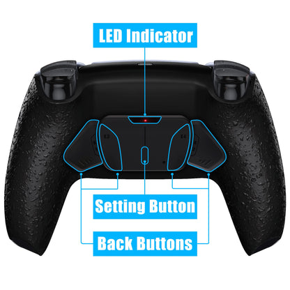 eXtremeRate RISE4 V3 Remap Kit for PS5 Controllers (BDM-030/040/050) - Black with Rubber