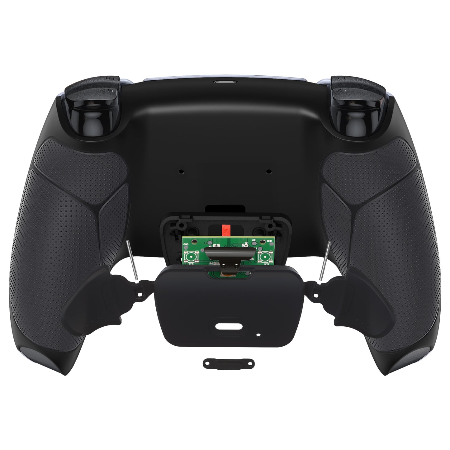 eXtremeRate PS5コントローラーBDM-030/040/050/060対応用再割り当て可能なRISE V4リマップキット【ラバー付きブラック】