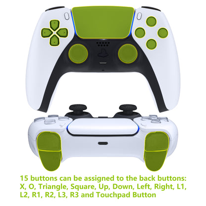 eXtremeRate PS5コントローラーBDM-030/040/050/060対応用再割り当て可能なRISE V4リマップキット【ラバー付きグレー】
