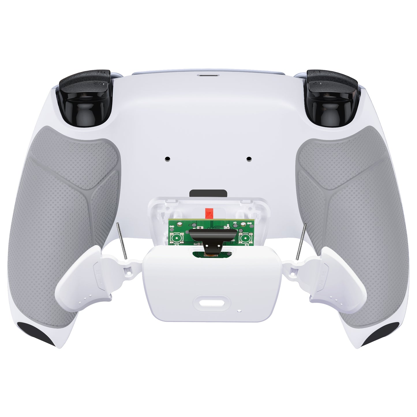 eXtremeRate PS5コントローラーBDM-030/040/050/060対応用再割り当て可能なRISE V4リマップキット【ラバー付きグレー】