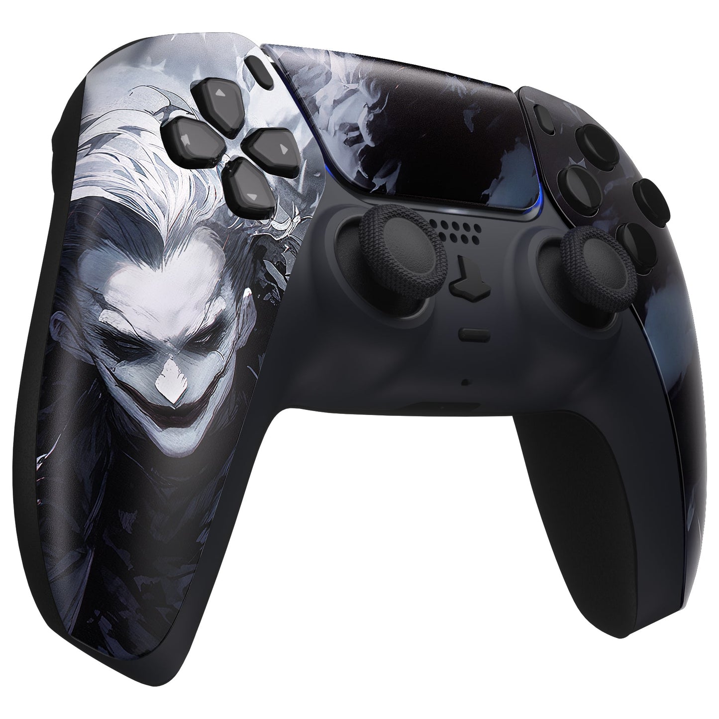 eXtremeRate Replacemen Front Housing Shell with Touchpad Compatible with PS5 Controller BDM-010/020/030/040 - The Dark Clown eXtremeRate