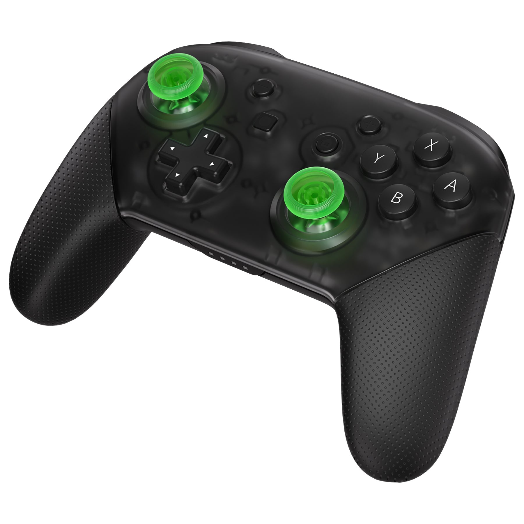 eXtremeRate Replacement 3D Joystick Thumbsticks for Nintendo Switch Pro Controller - Clear Green eXtremeRate