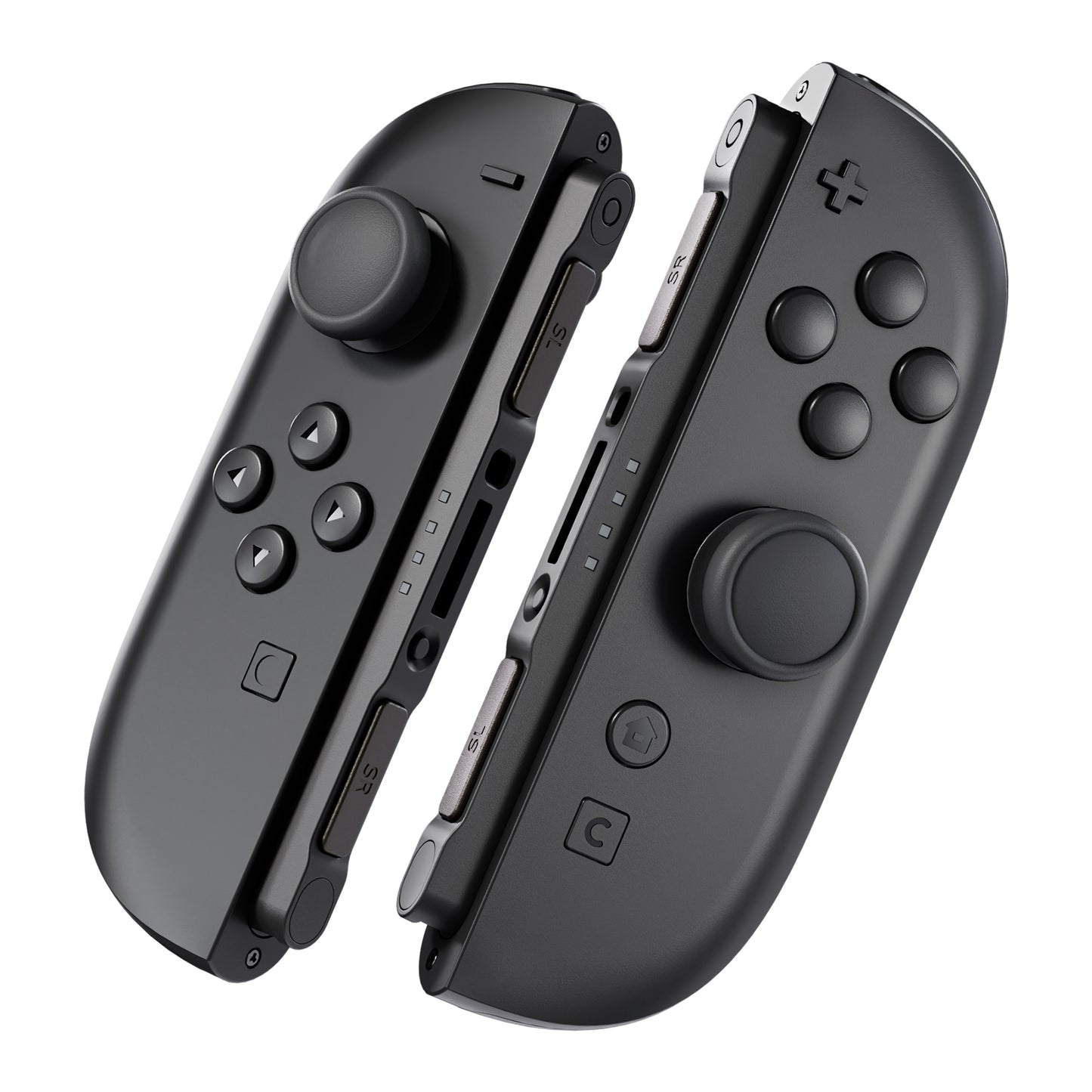 eXtremeRate Nintendo Switch 2 Joy-Conに対応交換用3Dジョイスティック＆サムグリップ＆サイドレールシェルボタンセット【ブラック】