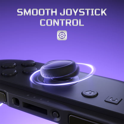 eXtremeRate Nintendo Switch 2 Joy-Conに対応交換用3Dジョイスティック＆サムグリップ＆サイドレールシェルボタンセット【ブラック】