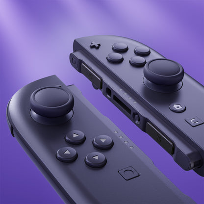 eXtremeRate Nintendo Switch 2 Joy-Conに対応交換用3Dジョイスティック＆サムグリップ＆サイドレールシェルボタンセット【ブラック】