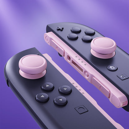 eXtremeRate Nintendo Switch 2 Joy-Conに対応交換用3Dジョイスティック＆サムグリップ＆サイドレールシェルボタンセット【チェリーブロッサムピンク】