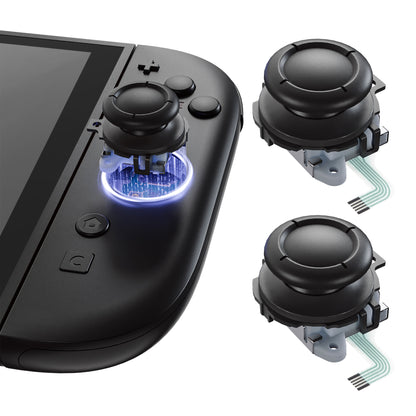 eXtremeRate Nintendo Switch 2 Joy-Conに対応用交換3Dジョイスティック【ブラック】