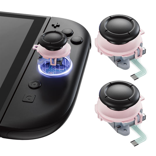 eXtremeRate Nintendo Switch 2 Joy-Conに対応用交換3Dジョイスティック【チェリーブロッサムピンク】