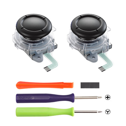 eXtremeRate Nintendo Switch 2 Joy-Conに対応用交換3Dジョイスティック【クリア】