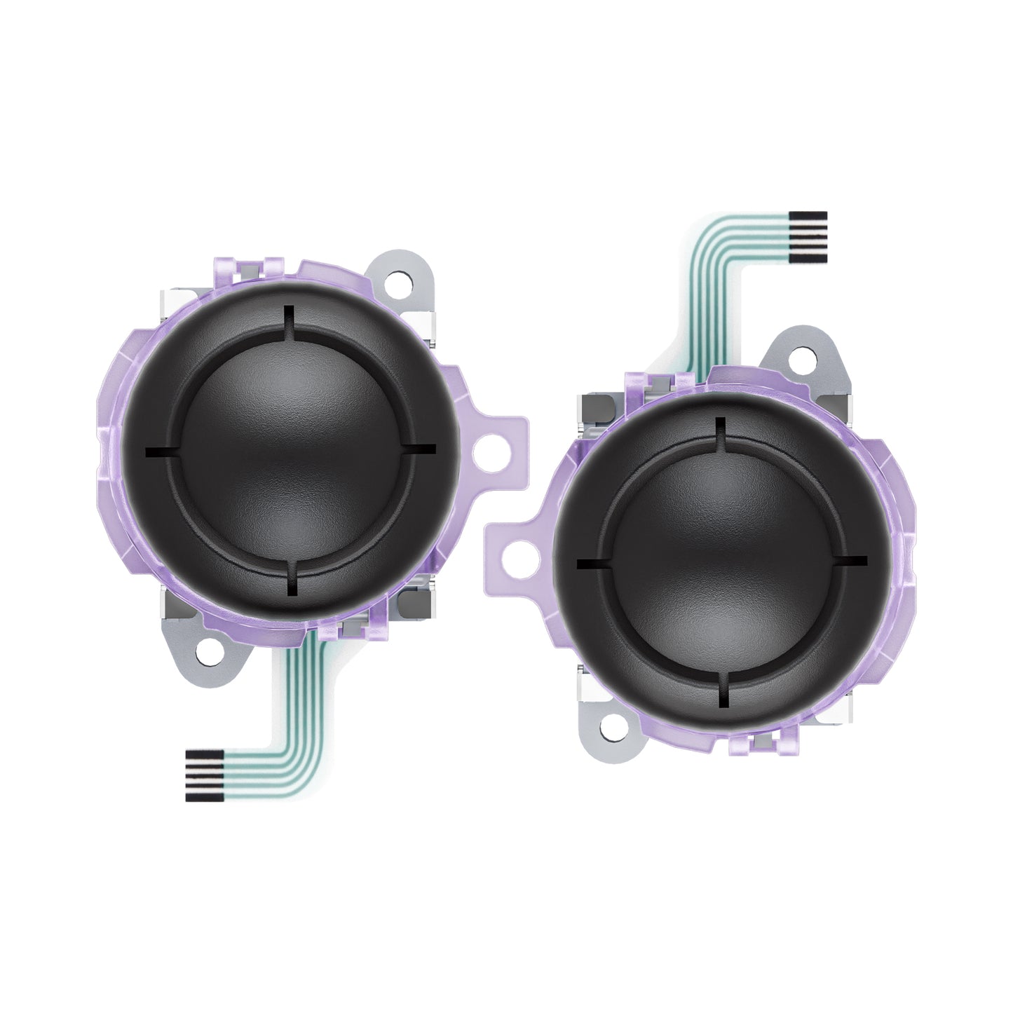 eXtremeRate Nintendo Switch 2 Joy-Conに対応用交換3Dジョイスティック【クリアパープル】