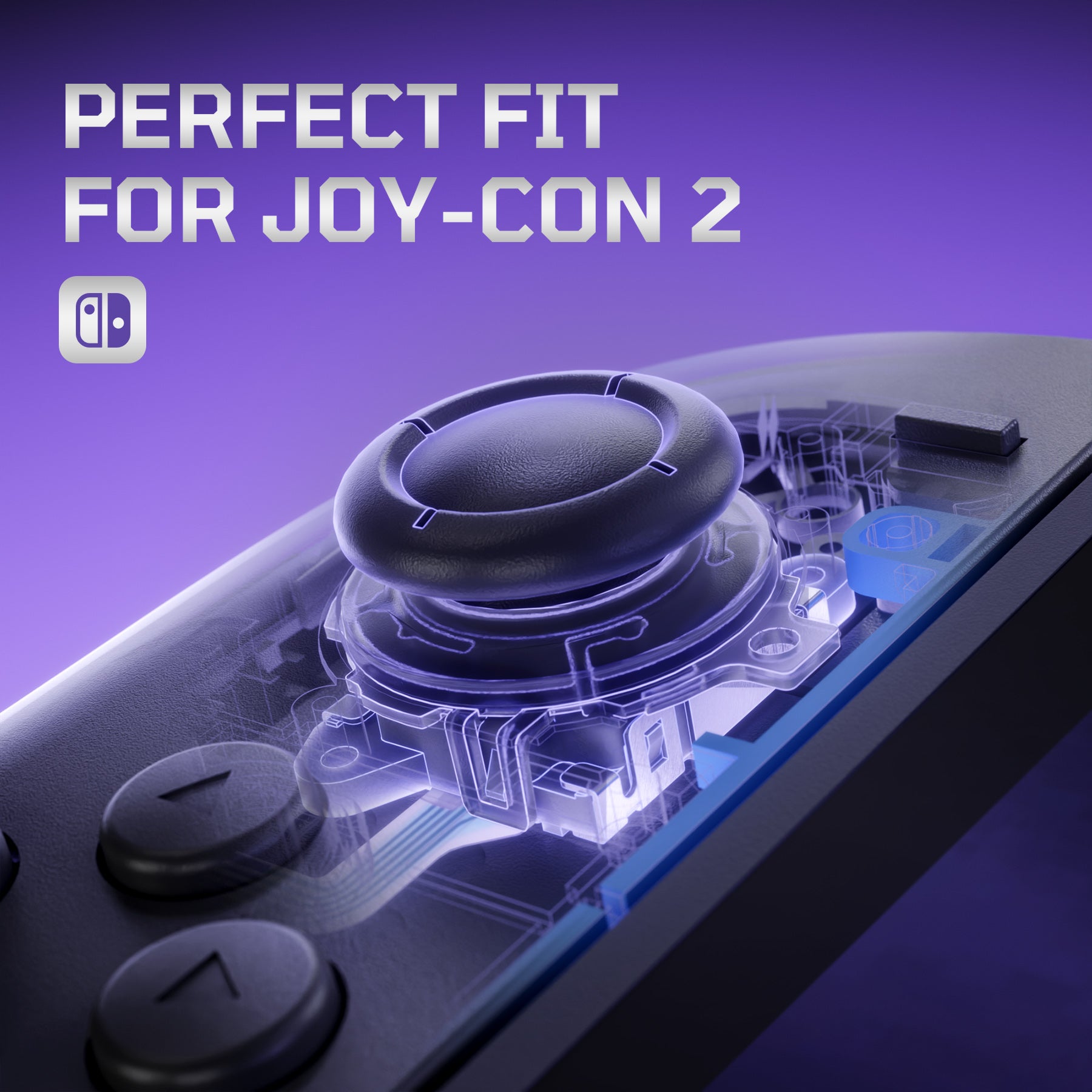 eXtremeRate Nintendo Switch 2 Joy-Conに対応用交換3D