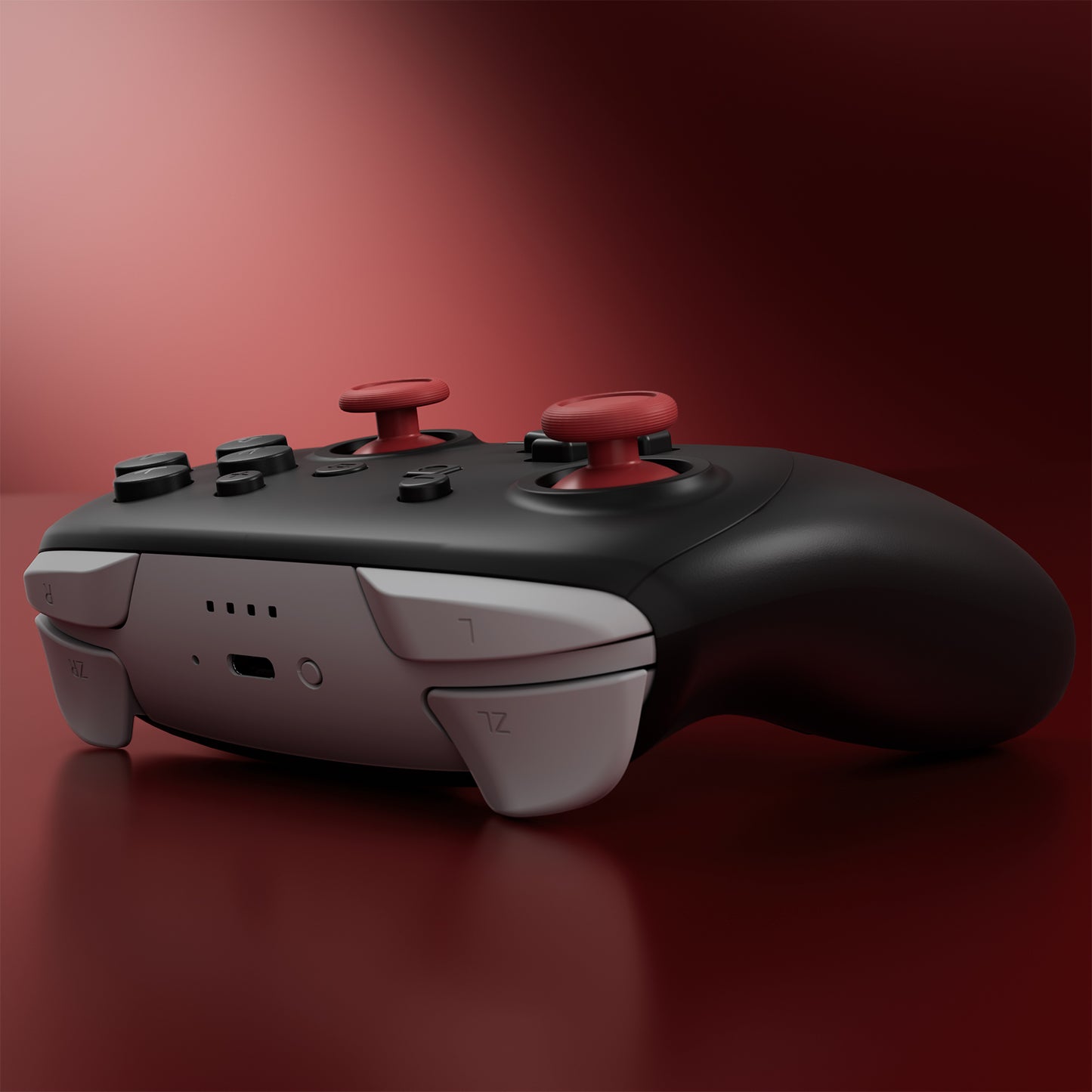 eXtremeRate Nintendo Switch 2 Proコントローラー対応交換用3Dジョイスティック【カーマインレッド】