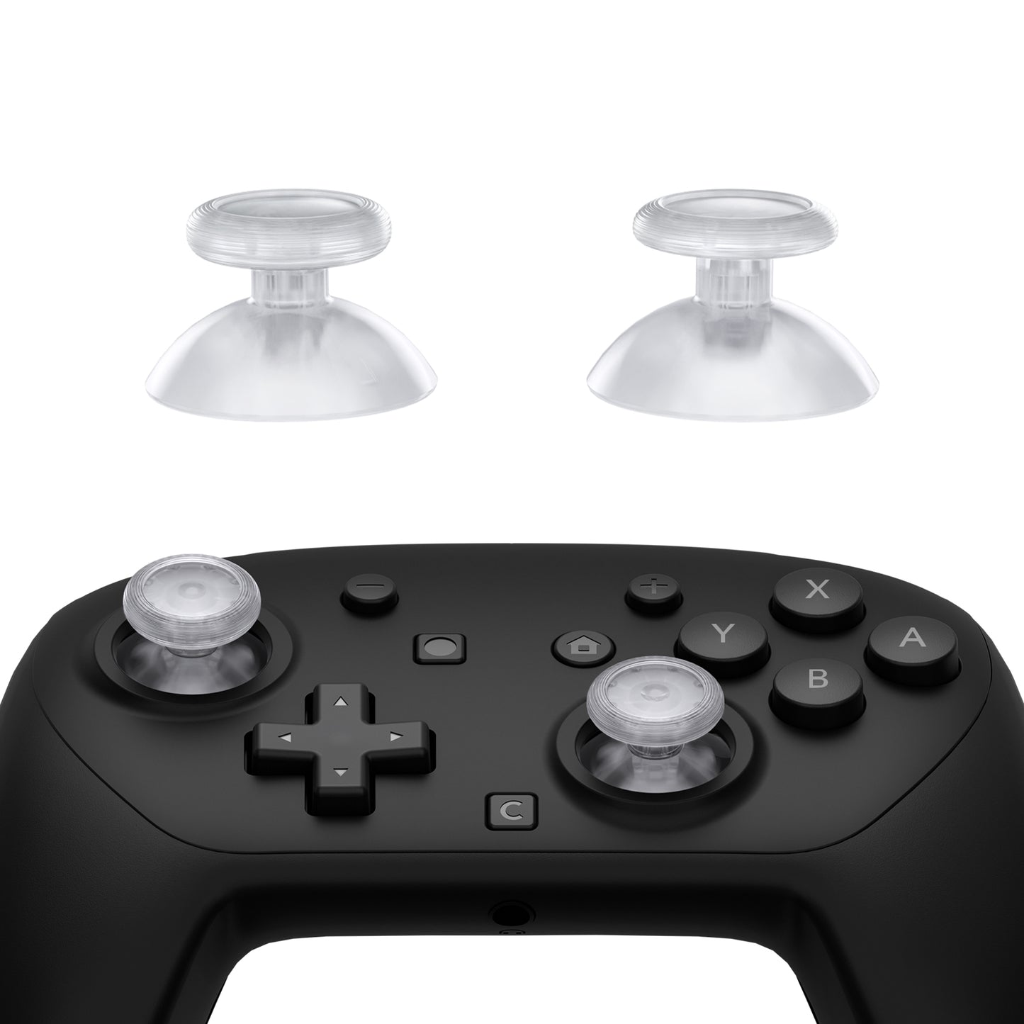 eXtremeRate Nintendo Switch 2 Proコントローラー対応交換用3Dジョイスティック【クリア】