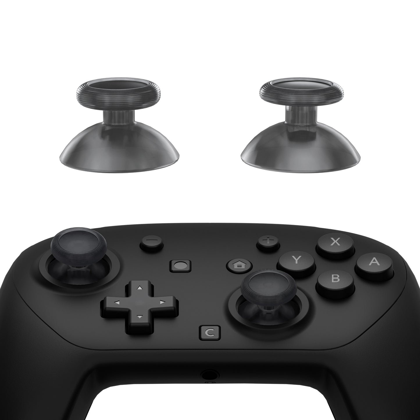 eXtremeRate Nintendo Switch 2 Proコントローラー対応交換用3Dジョイスティック【クリアブラック】