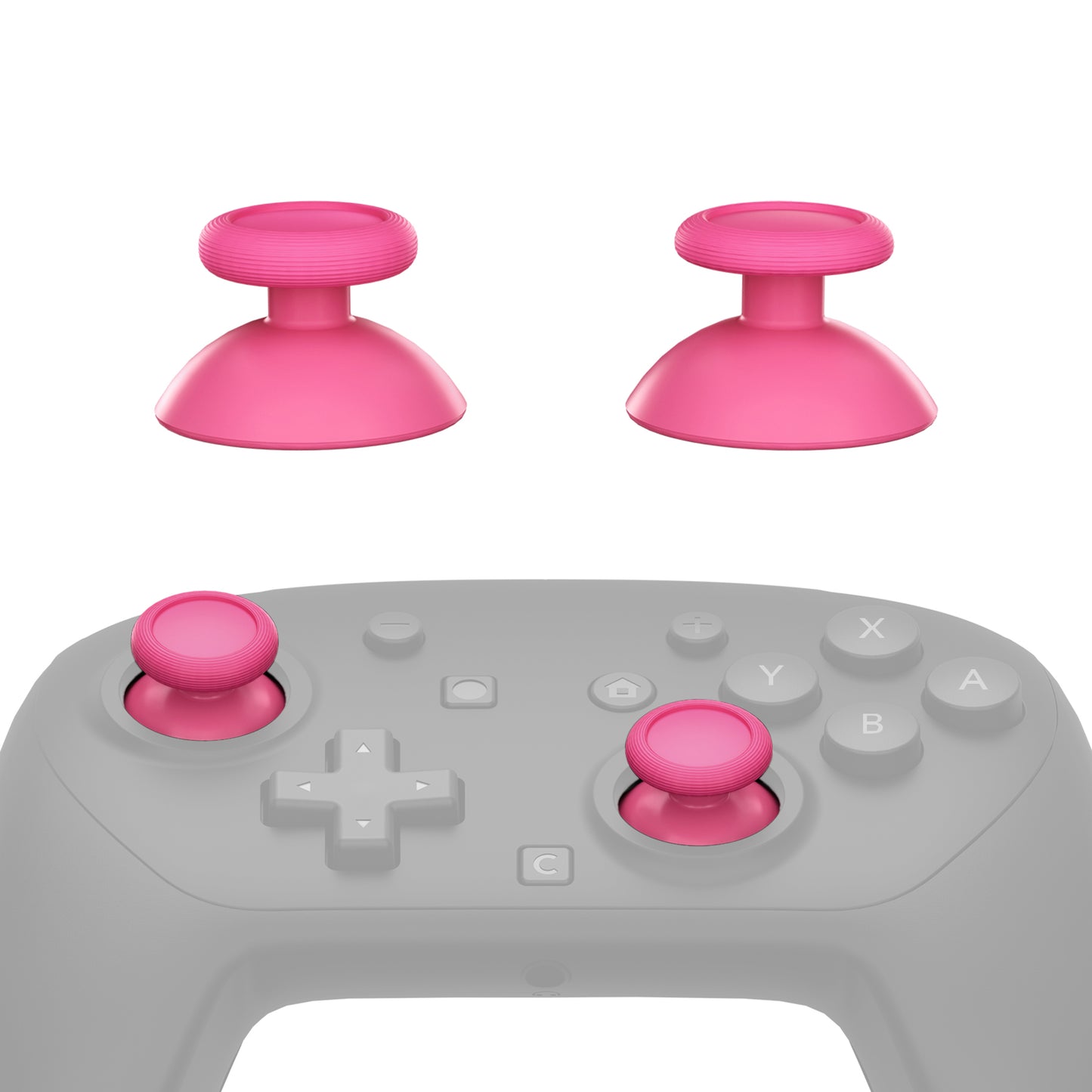 eXtremeRate Nintendo Switch 2 Proコントローラー対応交換用3Dジョイスティック【ローズピンク】