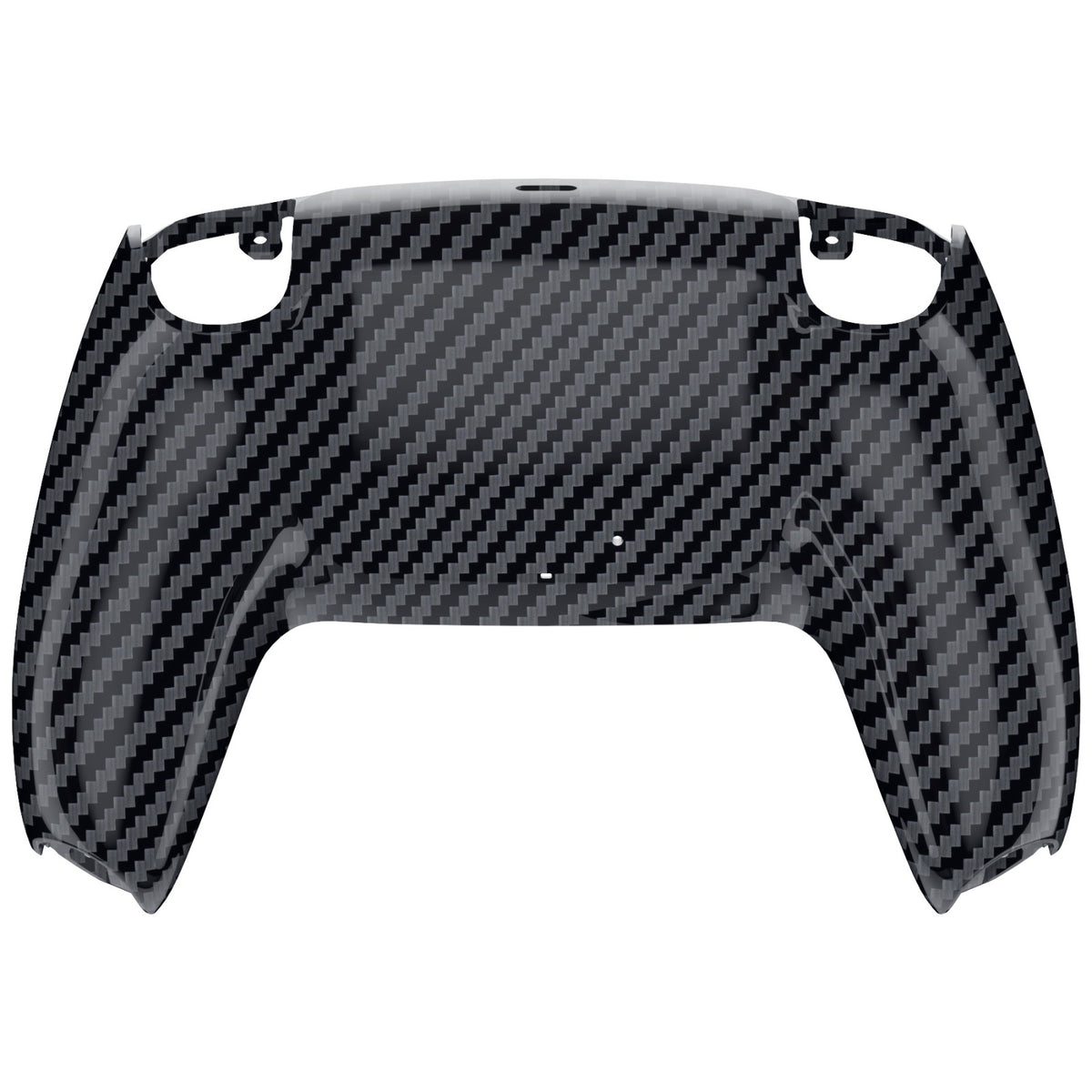 eXtremeRate PS5コントローラーBDM-010/020/030/040/050/060対応交換対応用バックハウジングボトムシェル【グラファイトカーボンファイバー】
