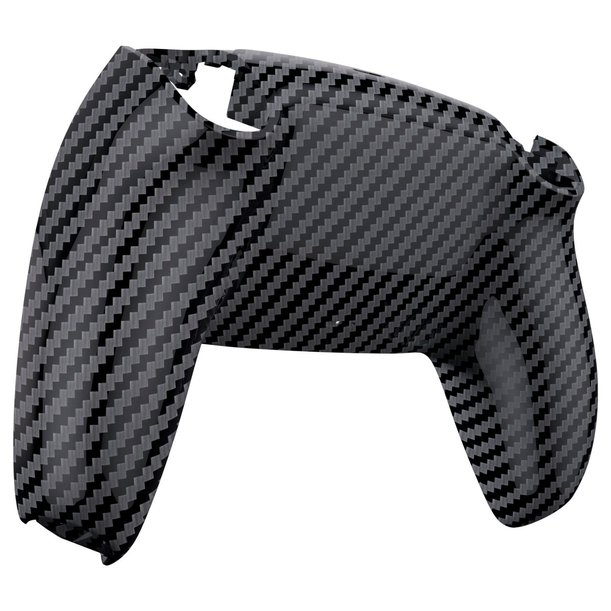 eXtremeRate PS5コントローラーBDM-010/020/030/040/050/060対応交換対応用バックハウジングボトムシェル【グラファイトカーボンファイバー】