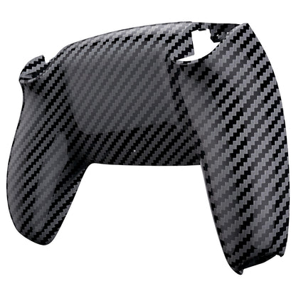 eXtremeRate PS5コントローラーBDM-010/020/030/040/050/060対応交換対応用バックハウジングボトムシェル【グラファイトカーボンファイバー】