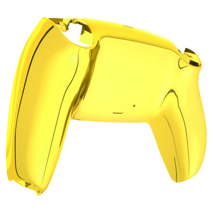 eXtremeRate PS5コントローラーBDM-010/020/030/040/050/060対応交換対応用バックハウジングボトムシェル【クロムゴールド】