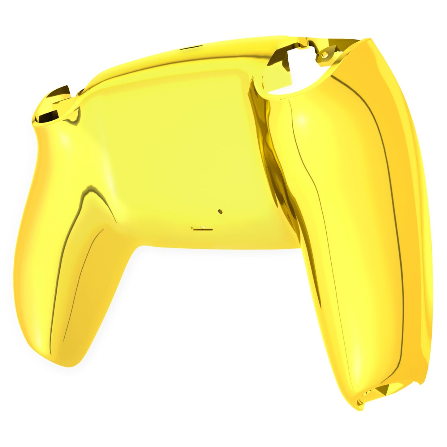 eXtremeRate PS5コントローラーBDM-010/020/030/040/050/060対応交換対応用バックハウジングボトムシェル【クロムゴールド】