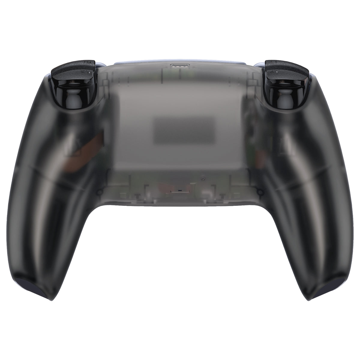eXtremeRate PS5コントローラーBDM-010/020/030/040/050/060対応交換対応用バックハウジングボトムシェル【クリアブラック】