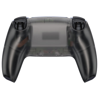 eXtremeRate PS5コントローラーBDM-010/020/030/040/050/060対応交換対応用バックハウジングボトムシェル【クリアブラック】