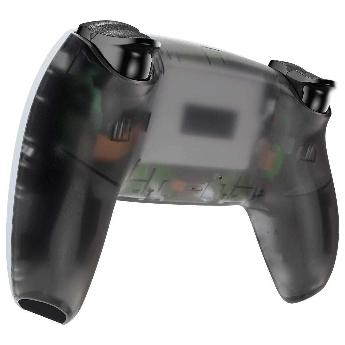 eXtremeRate PS5コントローラーBDM-010/020/030/040/050/060対応交換対応用バックハウジングボトムシェル【クリアブラック】