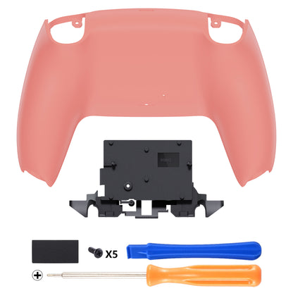 eXtremeRate Replacement Back Housing Bottom Shell for PS5 Controller BDM-010/020/030/040/050 (Chrome Gold)