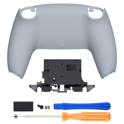 eXtremeRate PS5コントローラーBDM-010/020/030/040/050/060対応交換対応用バックハウジングボトムシェル【ニューホープグレイ】