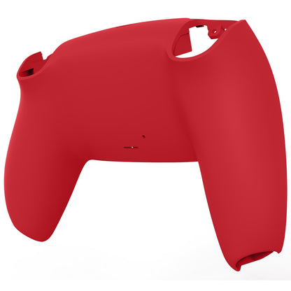 eXtremeRate PS5コントローラーBDM-010/020/030/040/050/060対応交換対応用バックハウジングボトムシェル【パッションレッド】