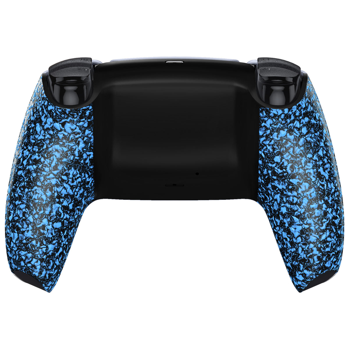 eXtremeRate PS5コントローラーBDM-010/020/030/040/050/060対応交換対応用バックハウジングボトムシェル【テクスチャードブルー】