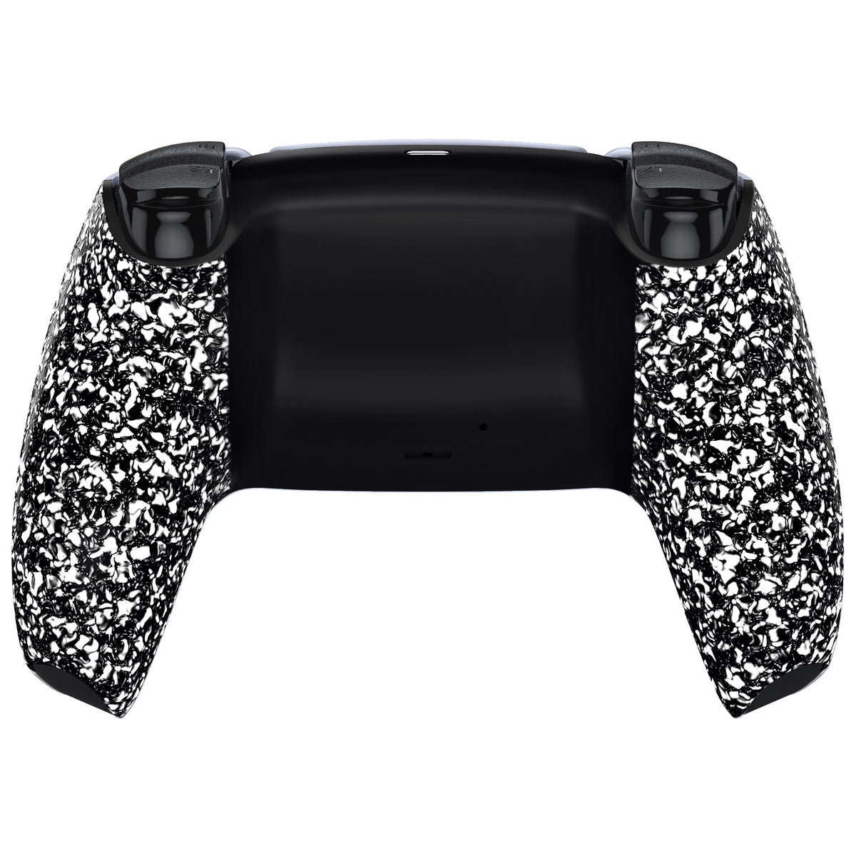 eXtremeRate PS5コントローラーBDM-010/020/030/040/050/060対応交換対応用バックハウジングボトムシェル【テクスチャードホワイト】