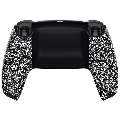 eXtremeRate PS5コントローラーBDM-010/020/030/040/050/060対応交換対応用バックハウジングボトムシェル【テクスチャードホワイト】